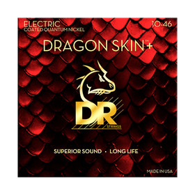 DR Strings Dragon Skin+ DEQ-10 (10-46) sähkökitaran kielisetti (uusi)