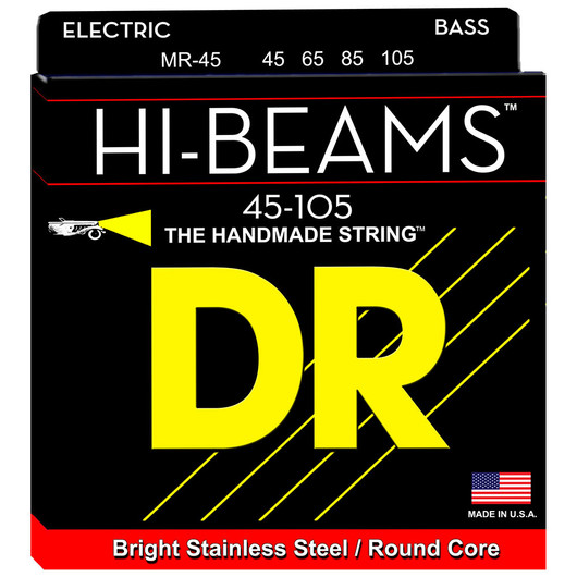 DR Strings Hi-Beams MR-45 sähköbasson kielisetti 45-105 (uusi)