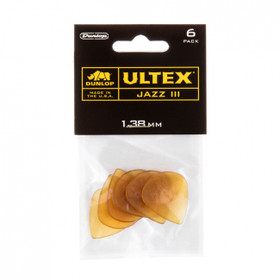Dunlop Ultex Jazz III 1,38 mm plektrasetti 6 kpl (uusi)