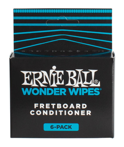 Ernie Ball EB-4276 Wonder wipes otelaudan puhdistusliinat 6 kpl (uusi)