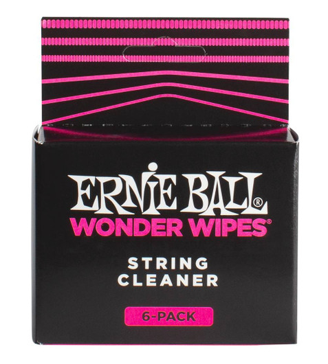 Ernie Ball EB-4277 Wonder Wipes kielten puhdistusliinat 6 kpl (uusi)