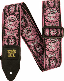 Ernie Ball EB-5347 Pink Orleans Jacquard kitarahihna (uusi)