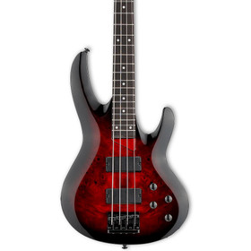 ESP LTD B-204DX Red Burst Electric Bass (new)