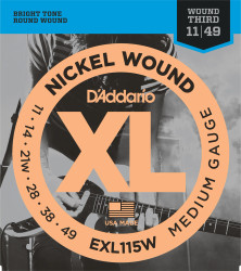 D'Addario EXL115W Medium 11-49 (new)