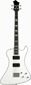 Hagstrom Nekromant 4 White sähköbasso (uusi)