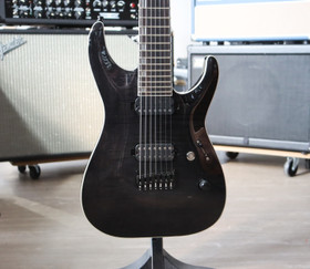 ESP LTD H-1007 See Thru Black 2018 7-kielinen (käytetty)