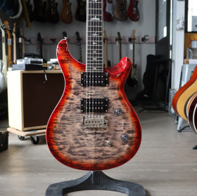 PRS SE Custom 24-08 Quilt Charcoal Cherryburst 2024 (käytetty)