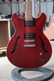 Ibanez AS53-TRF Artcore -sähkökitara, Transparent Red Flat (käytetty)