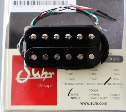 Suhr Aldrich Neck 50 Humbucker Black Guitar Pickup (used)
