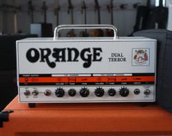 Orange Dual Terror Twin channel valve head kitaravahvistin (käytetty)
