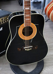 1970s Ibanez Concord 752 Black Beauty Japan + kova laukku (käytetty)