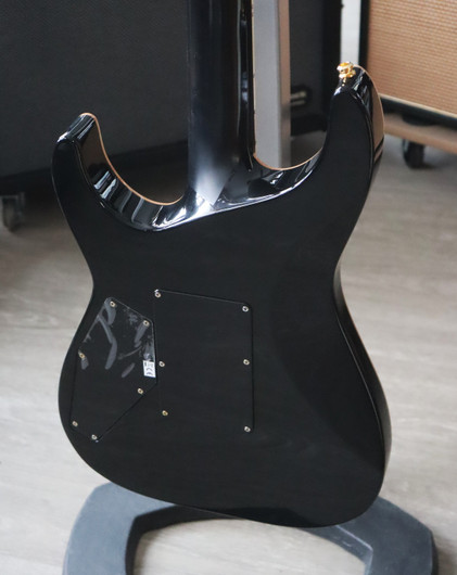 ESP E-II M-II QM Black Natural Burst sähkökitara 2022 (käytetty)