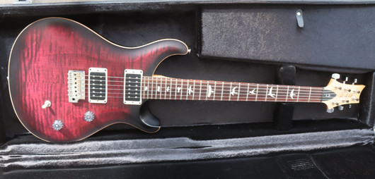 PRS CE24 CC Fire Red Smokeburst 2021 + kova laukku (käytetty)