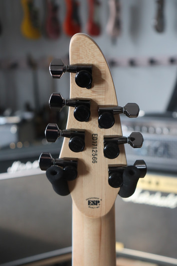 Edwards E-HR-III NT7 QM/M See Thru Black 7-String 2017 (käytetty)
