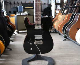 Harley Benton Fusion-T HH HT LH EB BK vasenkätinen (käytetty)
