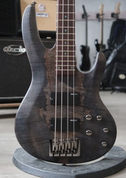 ESP LTD B-204SM See Thru Black Satin 2021 basso (käytetty)