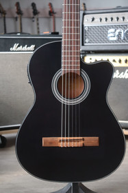 Gewa Student Black 4/4 elektroakustinen + gig bag (käytetty)