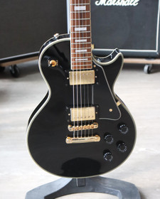 Tokai ALC Les Paul Custom Black sähkökitara + kova laukku (käytetty)