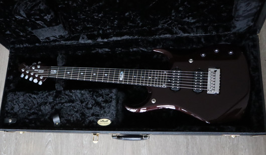 Music Man USA John Petrucci JP12-7 BFR CS Cherry Sugar 2012 (käytetty)