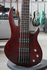 Gibson EB Bass 5 kielinen 2019 Wine Red Satin sähköbasso (käytetty)