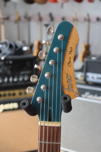 Fano MG6 Oltre Lollar P-90 Ocean Turquoise 2024 + gigbag (käytetty)