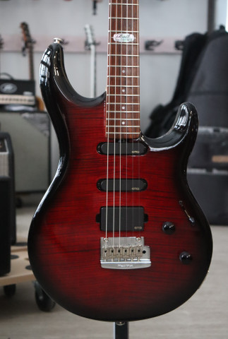 Ernie Ball Music Man Luke II BFR RB Ruby Burst 2011 (käytetty)