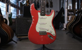 Gas Guitarworks Stratocaster Fiesta Red Relic 2019 (käytetty)