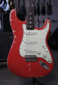 Gas Guitarworks Stratocaster Fiesta Red Relic 2019 (käytetty)