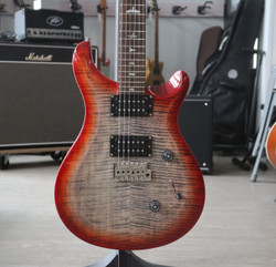 PRS SE Custom 24 Charcoal Cherry Burst 2024 +  gig bag (used)