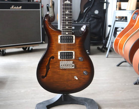 PRS CE24 S/H Semi-Hollow Black Amber 2023 sähkökitara + gig bag (käytetty)