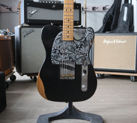 Fender Brad Paisley Esquire MN Black Sparkle 2020 (käytetty)