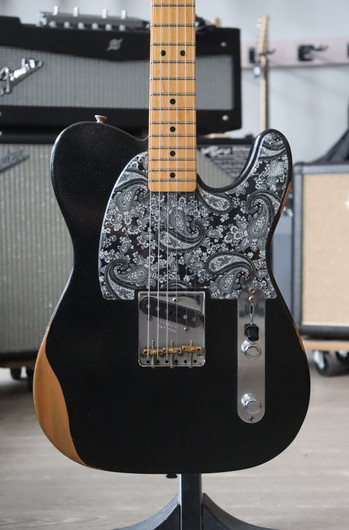 Fender Brad Paisley Esquire MN Black Sparkle 2020 (käytetty)