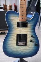 Schecter PT Pro Trans Blue Burst 2021 sähkökitara (käytetty)