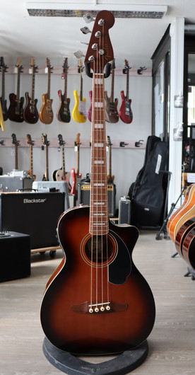 Fender Kingman Bass elektroakustinen Shaded Edge Burst 2024 (käytetty)