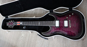 Schecter Hellraiser Hybrid C-1 2016 sähkökitara + kova laukku (käytetty)