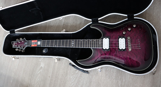 Schecter Hellraiser Hybrid C-1 2016 sähkökitara + kova laukku (käytetty)