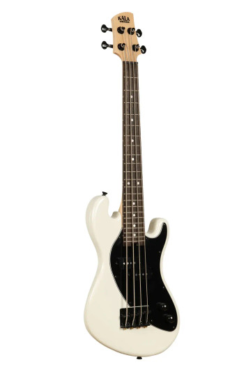 KALA Solid Body 4-String Cream Fretted U-BASS ukulelebasso (uusi)