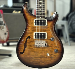 PRS CE24 S/H Semi-Hollow Black Amber 2023 + gig bag (used)