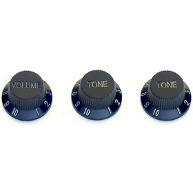 Stagg potikannuppisetti, volume + 2 x tone, musta (uusi)