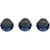 Stagg Knob Set, volume + 2 x  tone, Black (new)