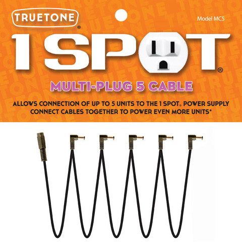 Truetone MC5 5 Plug Cable virranjakojohto (uusi)