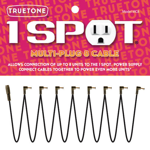 Truetone MC8 8 Plug Cable virranjakojohto (uusi)