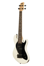 KALA Solid Body 4-String Cream Fretted U-BASS ukulelebasso (uusi)