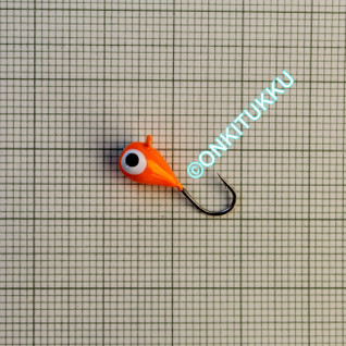 Volframist mormyshka 5 mm #8 link oranž, nr 20