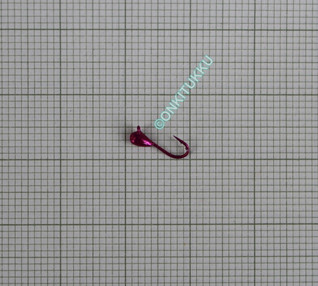 Volfram mormyshka 2 mm #18 länk lila krom, nr 48