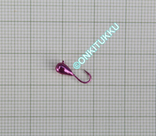Volfram mormyshka 3 mm #16 länk lila krom, nr 11