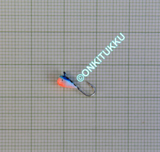 Volfram mormyshka 3 mm #16 länk blå-vit-rosa, nr 22