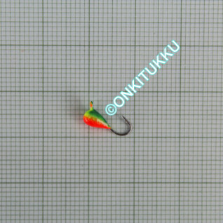 Volfram mormyshka 3 mm #16 länk mörk eldtiger, nr 30