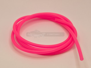 Silikoniletku fluor pinkki 2mm 1m