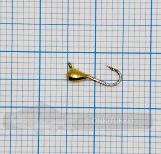 Tungsten mormyshka 2mm #20 link gold, no. 41